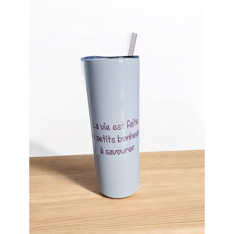 Gobelet Isotherme / tumbler 20 oz (590 ml)  - Fleurs