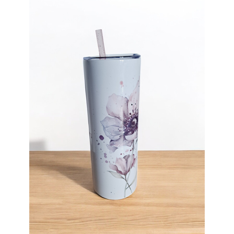 Gobelet Isotherme / tumbler 20 oz (590 ml)  - Fleurs