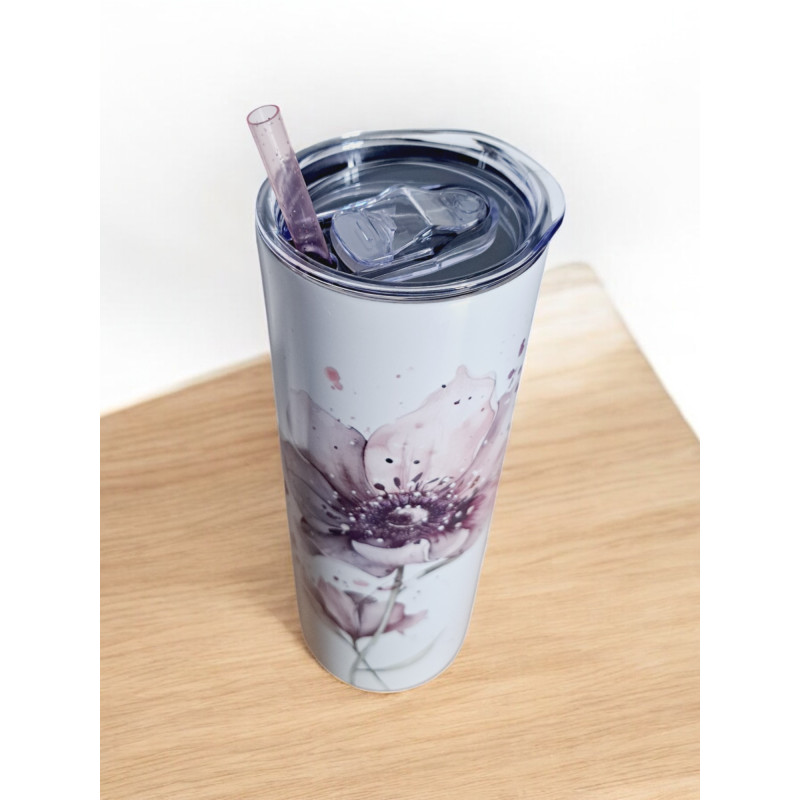 Gobelet Isotherme / tumbler 20 oz (590 ml)  - Fleurs