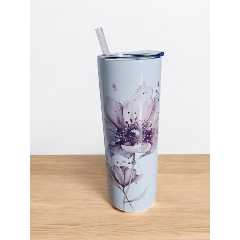 Gobelet Isotherme / tumbler 20 oz (590 ml)  - Fleurs