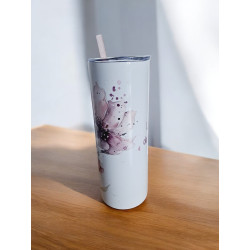 Gobelet Isotherme / tumbler 20 oz (590 ml)  - Fleurs