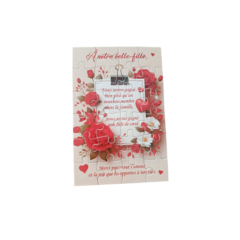 Puzzle " A notre belle-fille"