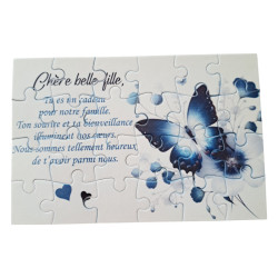 Puzzle " A notre belle-fille"