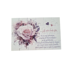 Puzzle " A notre belle-fille"