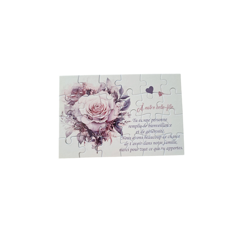 Puzzle " A notre belle-fille"