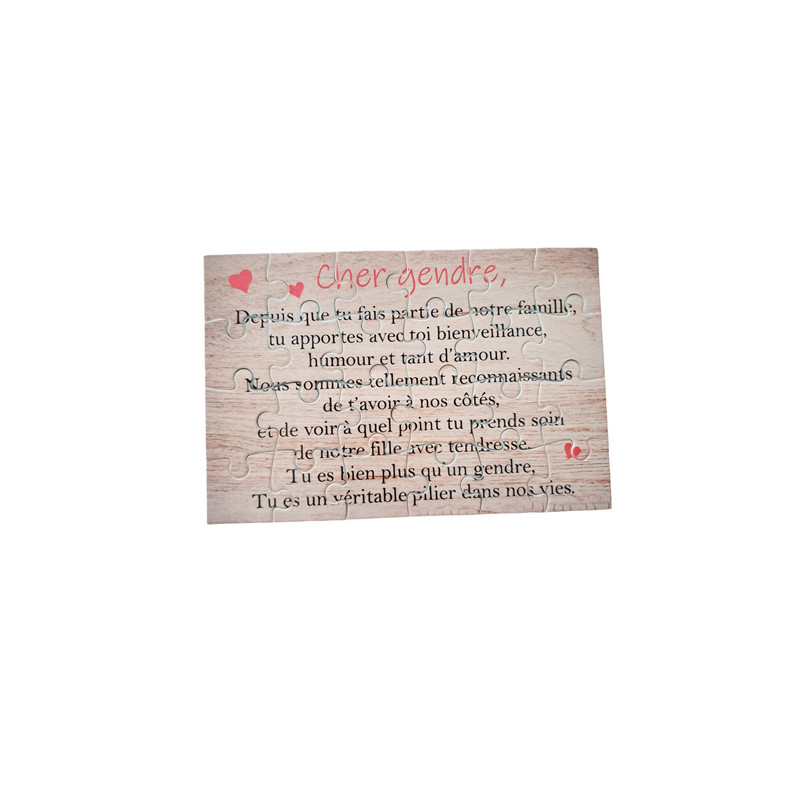 Puzzle " Cher gendre"