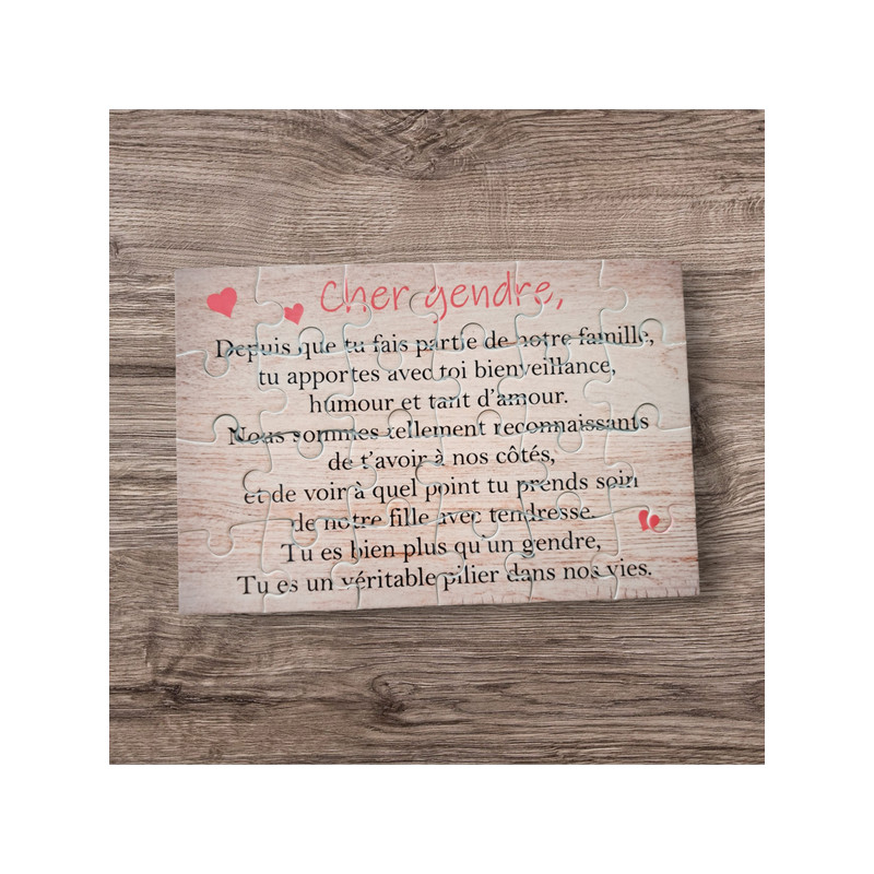 Puzzle " Cher gendre"