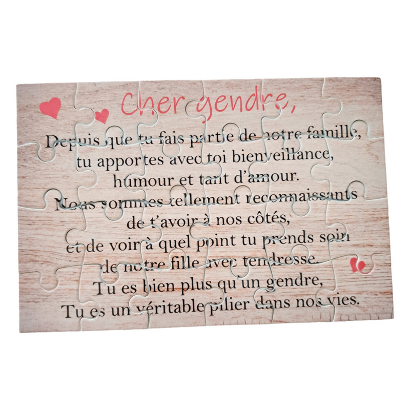 Puzzle " Cher gendre"