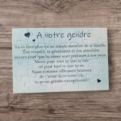 Puzzle " A notre gendre"