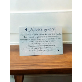 Puzzle " A notre gendre"