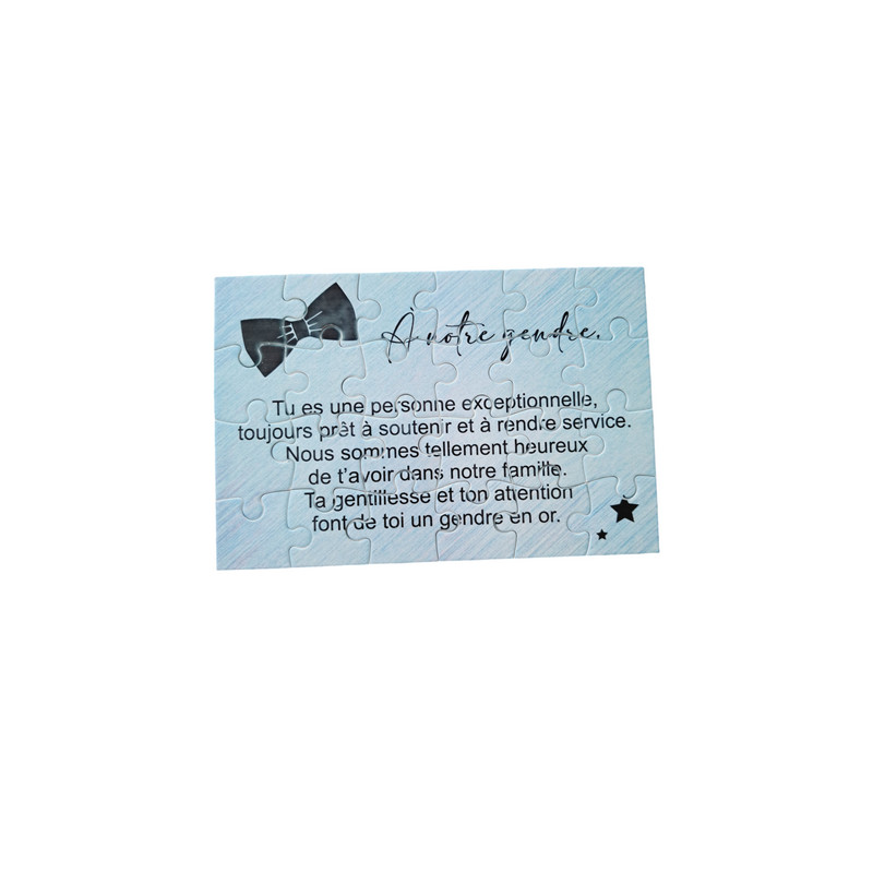 Puzzle " A notre gendre"