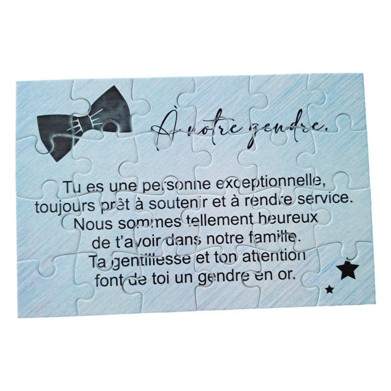 Puzzle " A notre gendre"