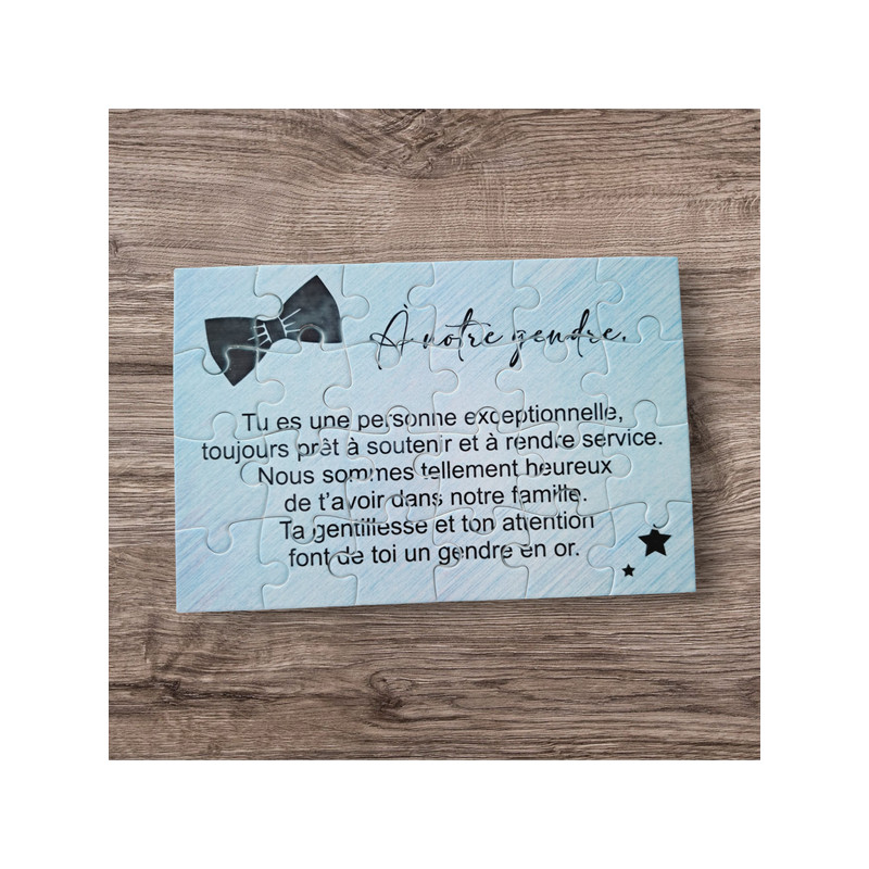 Puzzle " A notre gendre"