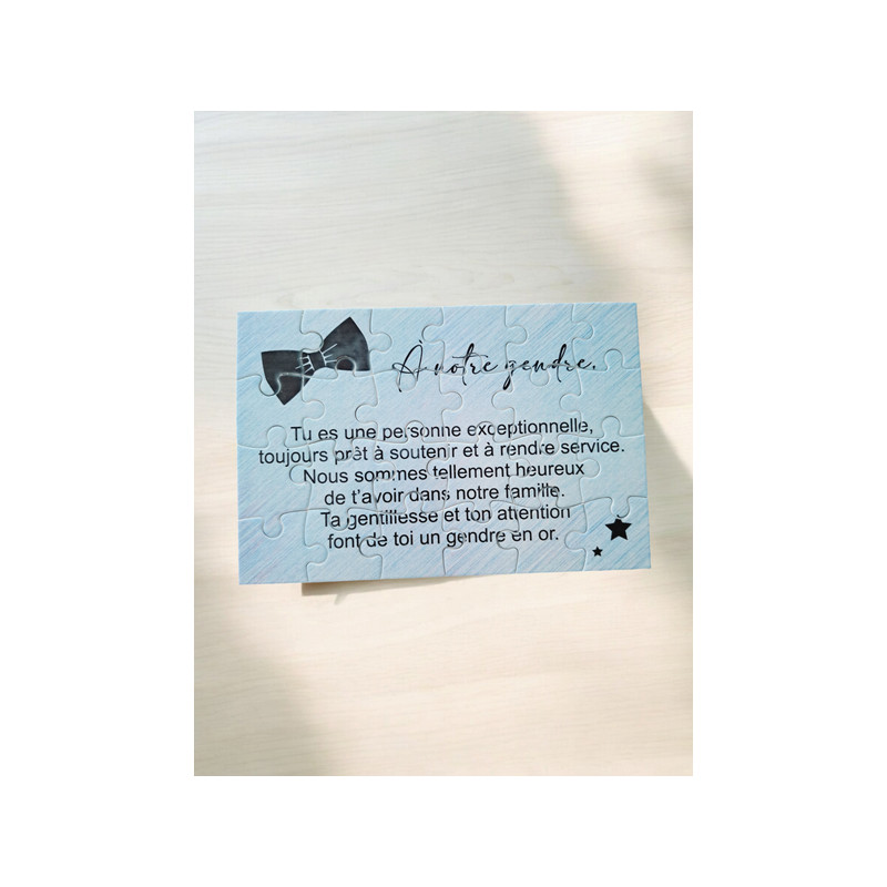 Puzzle " A notre gendre"