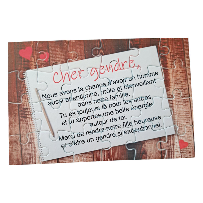 Puzzle " Cher gendre"