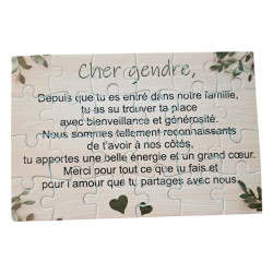 Puzzle " Cher gendre"