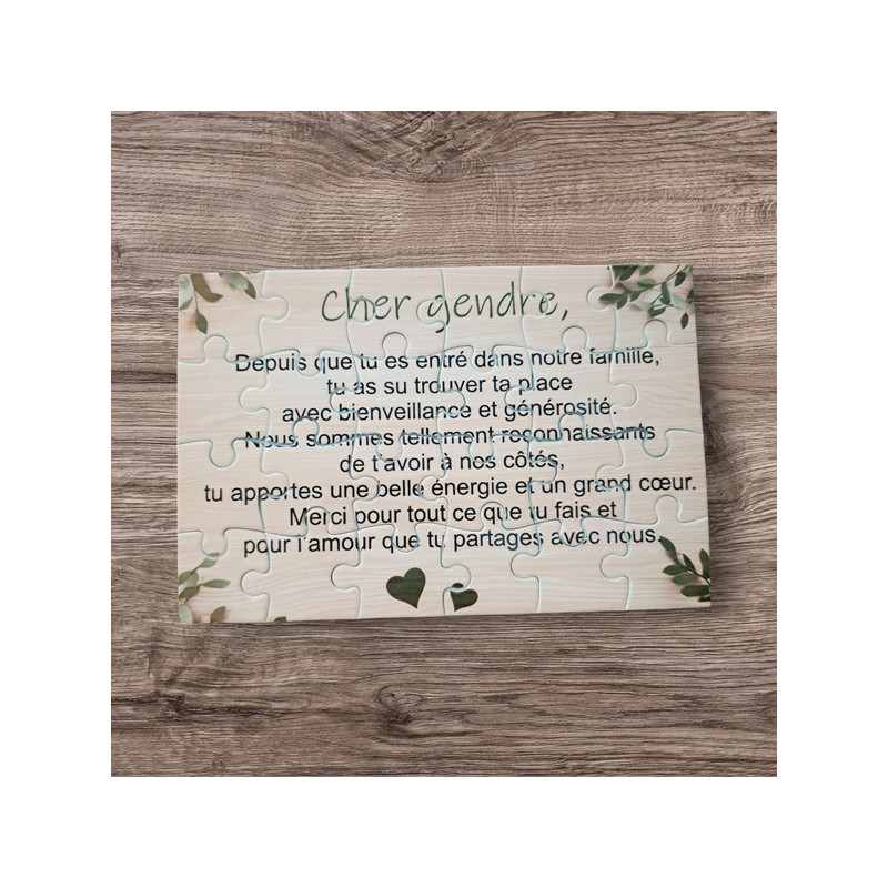 Puzzle " Cher gendre"