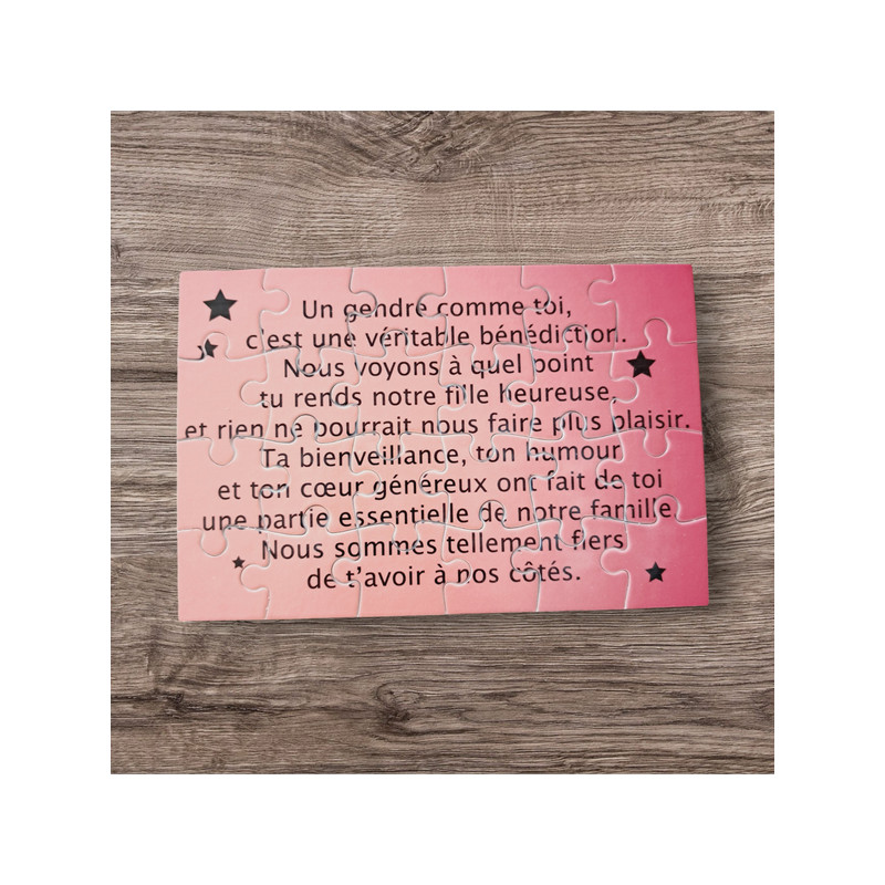 Puzzle " Mon gendre"