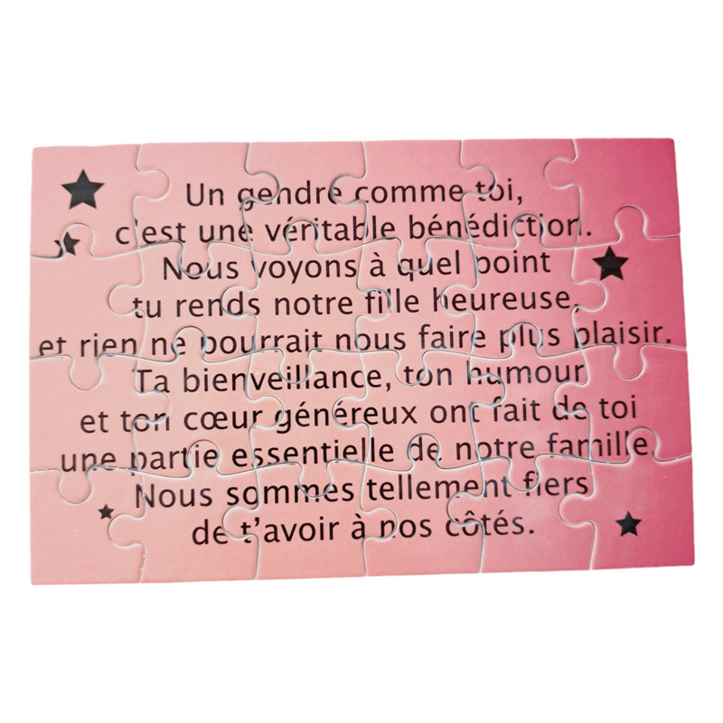 Puzzle " Mon gendre"