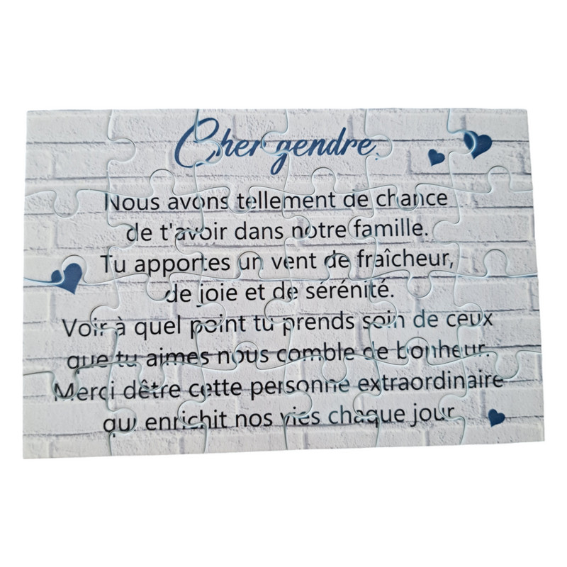 Puzzle " Cher gendre"