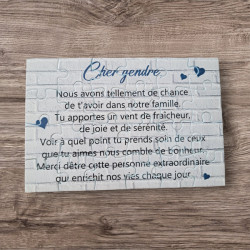 Puzzle " Cher gendre"