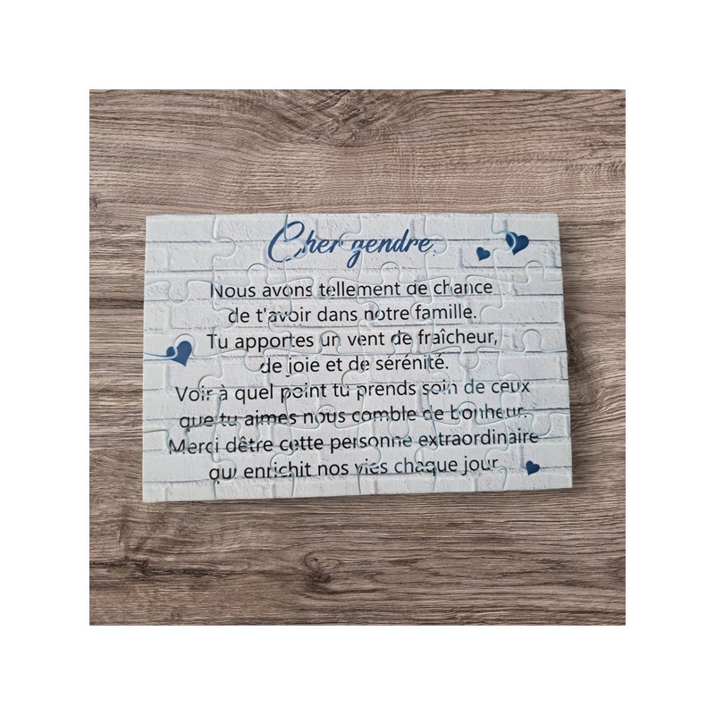 Puzzle " Cher gendre"
