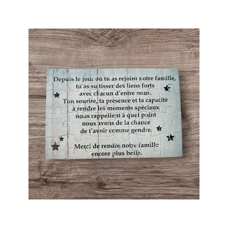 Puzzle " Mon gendre"