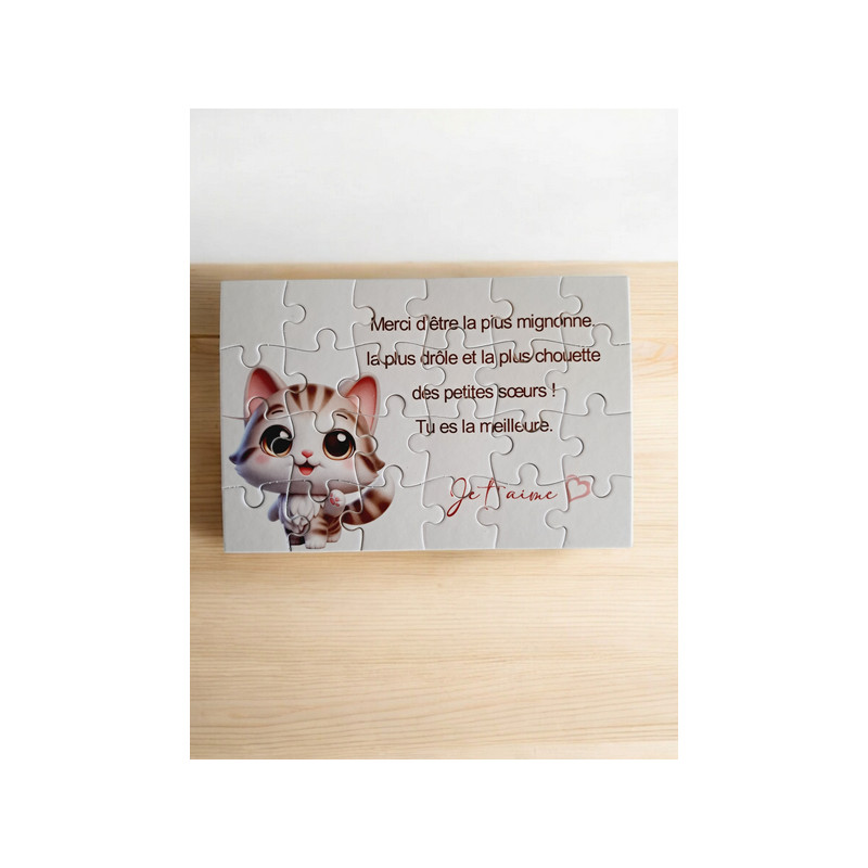 Puzzle " Ma petite sœur"