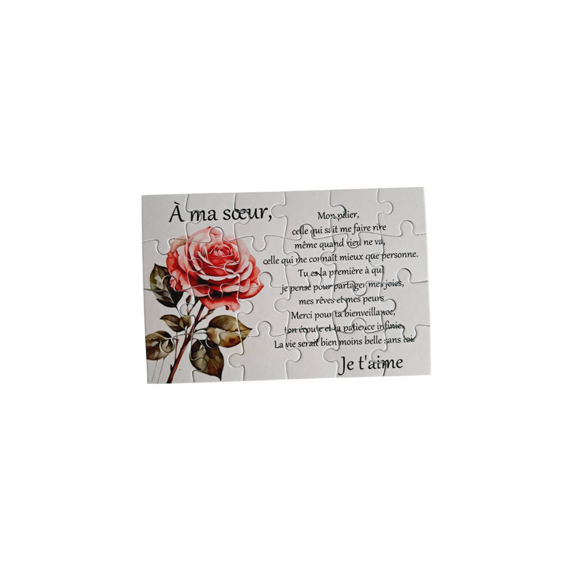 Puzzle " Ma sœur"
