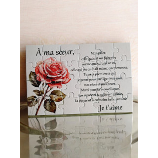 Puzzle " Ma sœur"