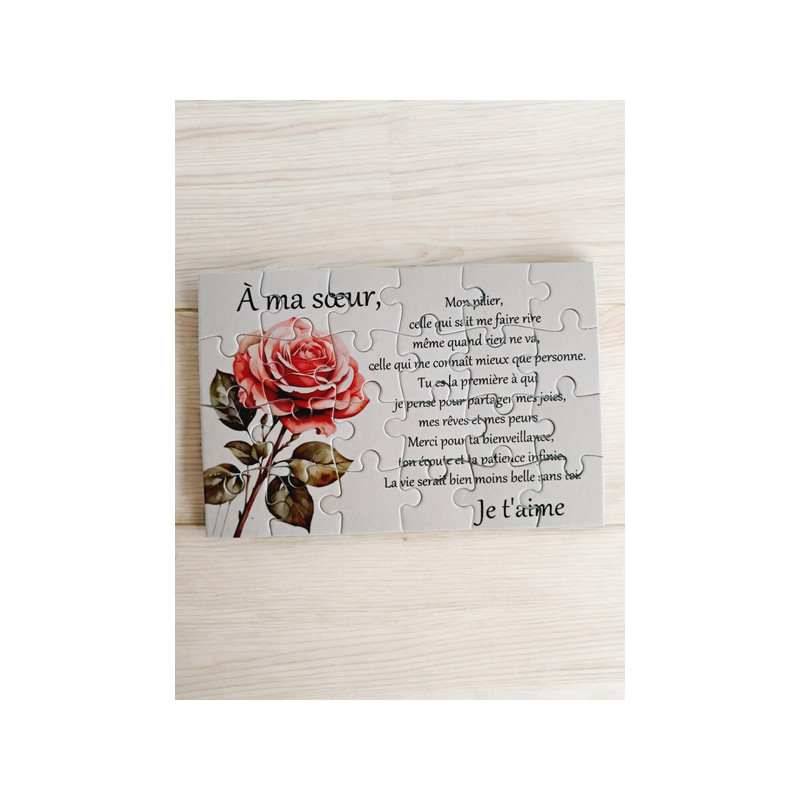 Puzzle " Ma sœur"