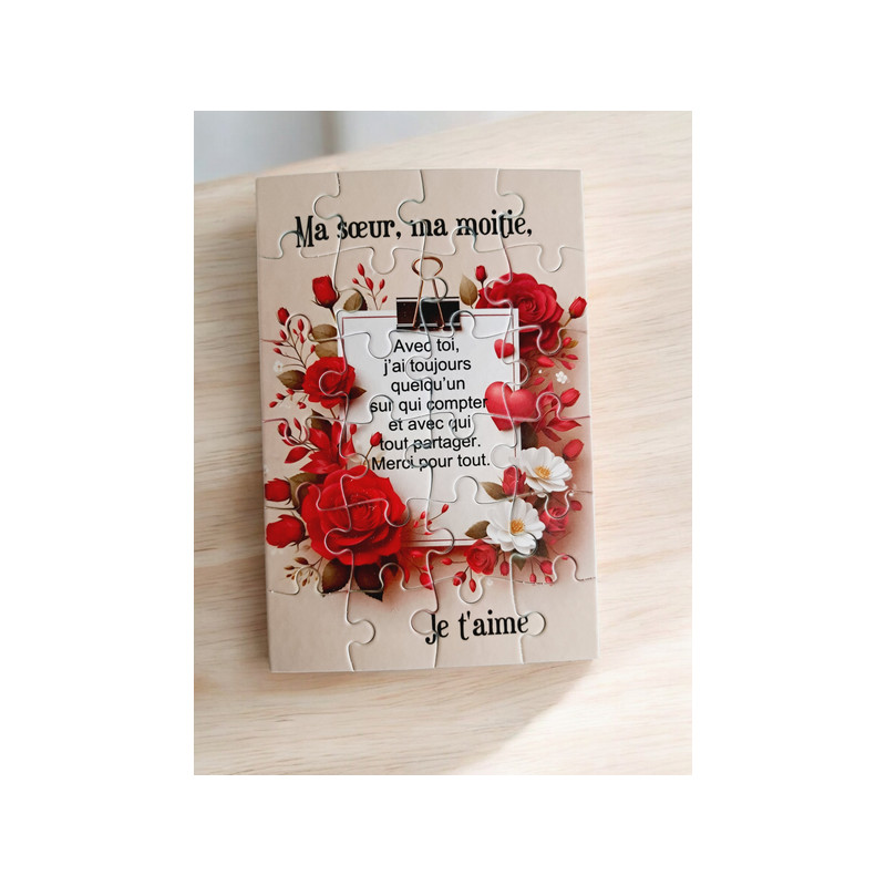 Puzzle " Ma sœur"