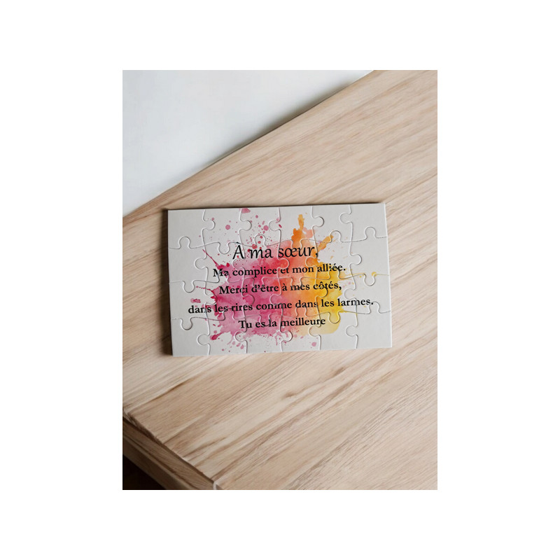 Puzzle " Ma sœur"