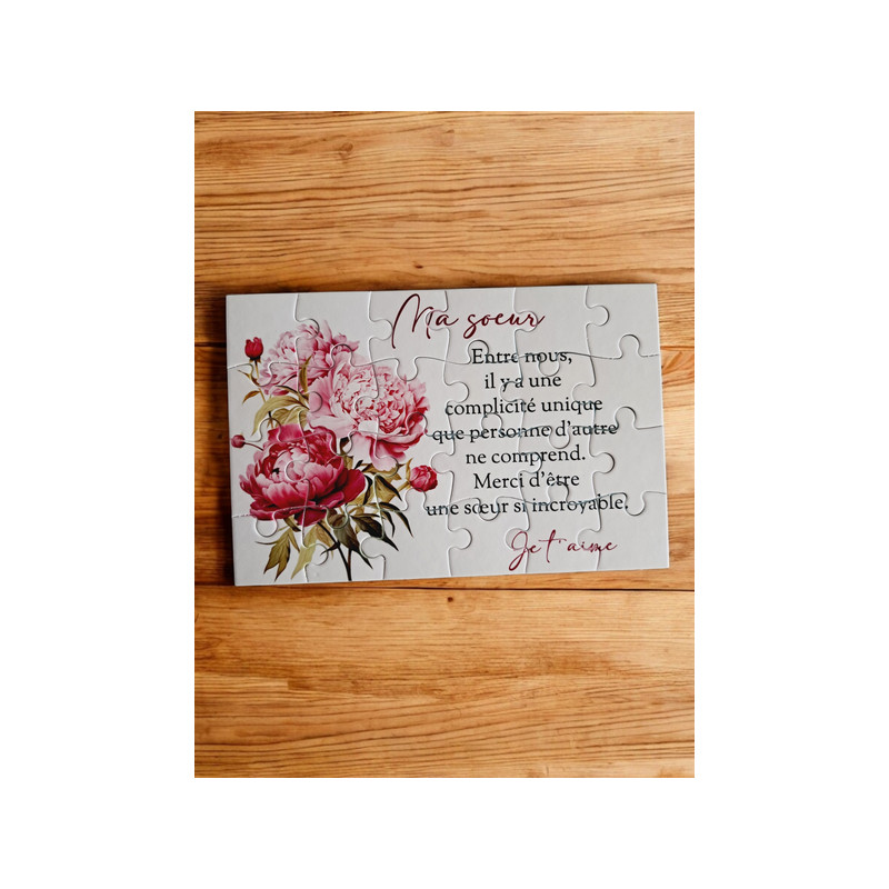 Puzzle " Ma sœur"