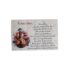 Puzzle " Ma sœur"
