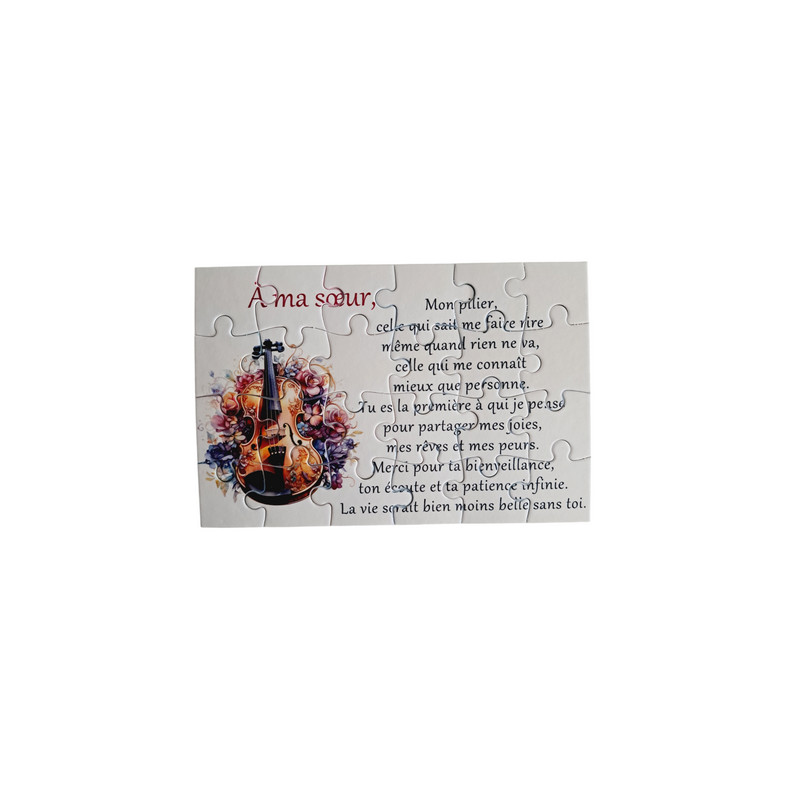 Puzzle " Ma sœur"