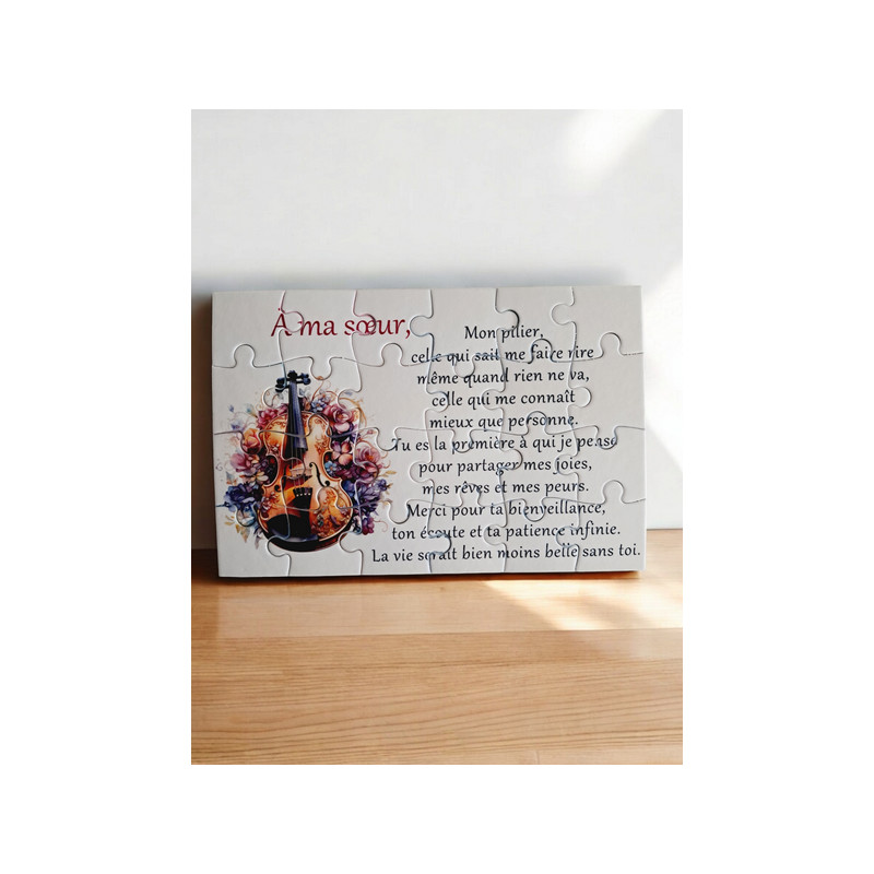 Puzzle " Ma sœur"