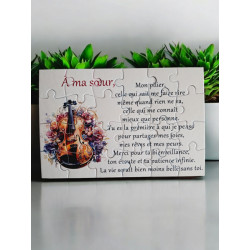Puzzle " Ma sœur"
