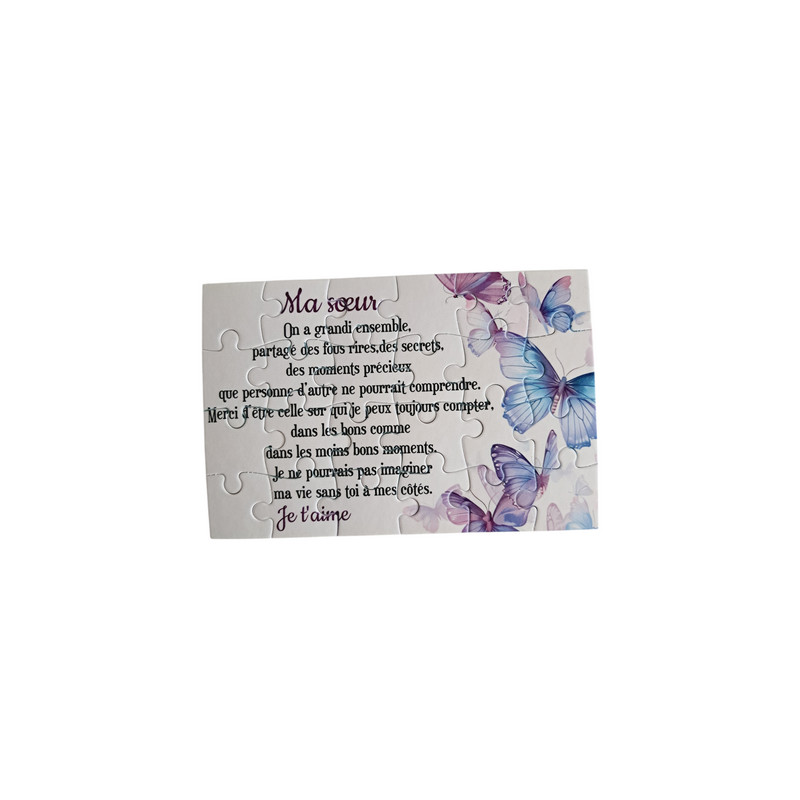 Puzzle " Ma sœur"
