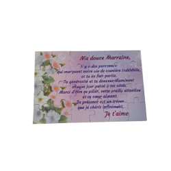 Puzzle "Ma douce Marraine"