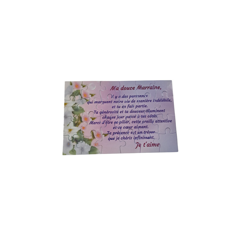 Puzzle "Ma douce Marraine"