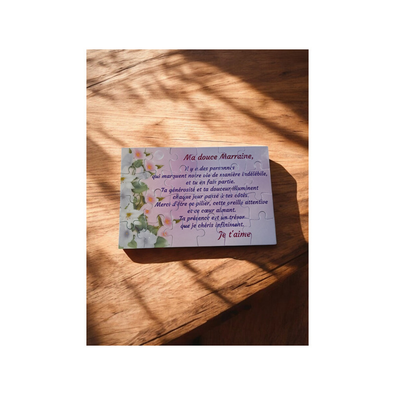 Puzzle "Ma douce Marraine"