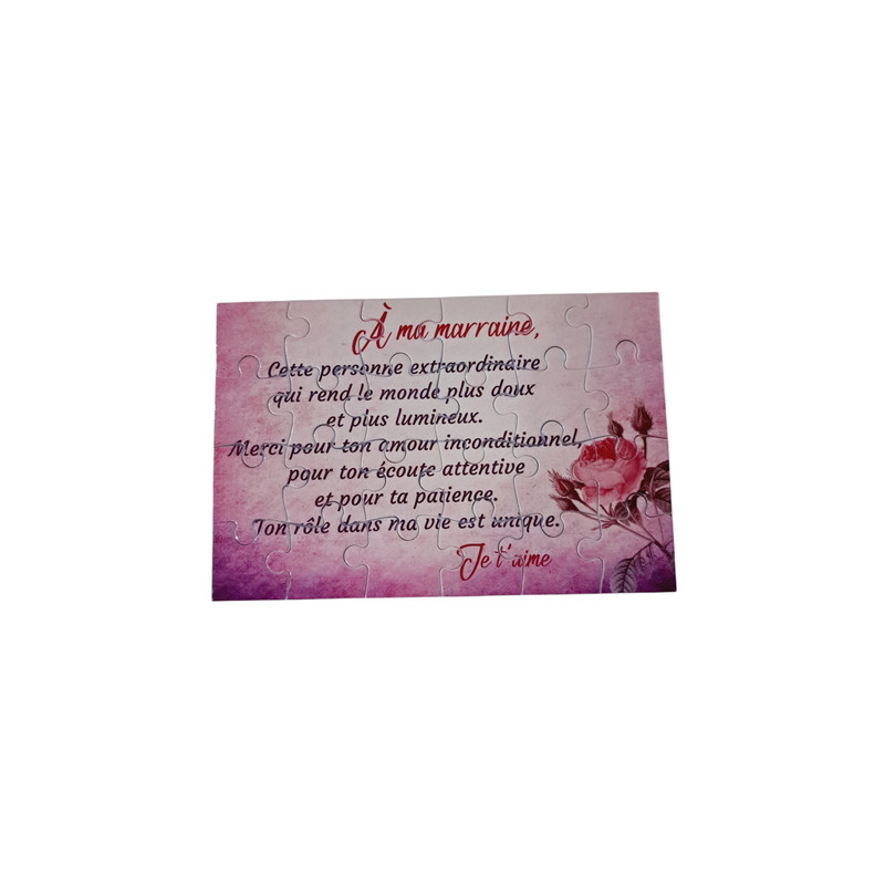 Puzzle "A ma Marraine"
