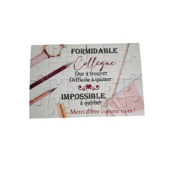 Puzzle "Collègue"