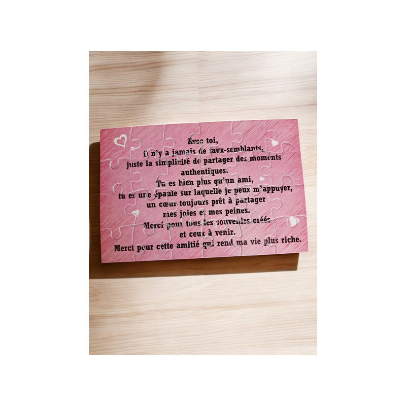 Puzzle "Amitié"