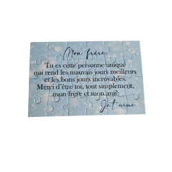 Puzzle "Mon frère"