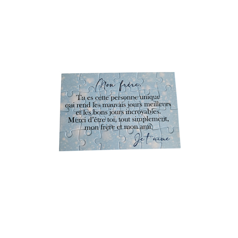 Puzzle "Mon frère"