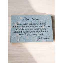 Puzzle "Mon frère"