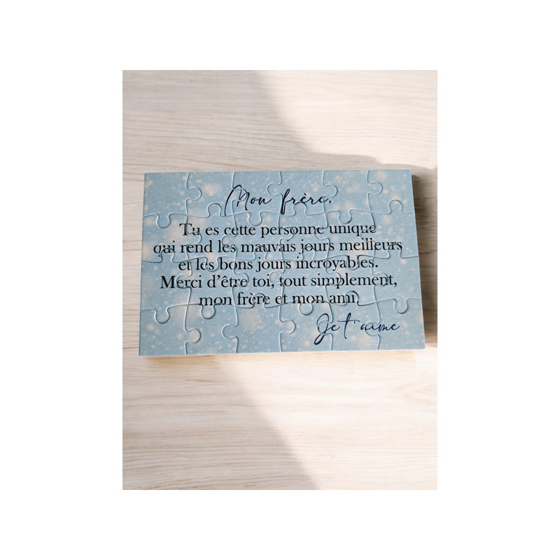 Puzzle "Mon frère"