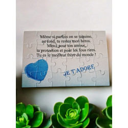 Puzzle "Mon frère"